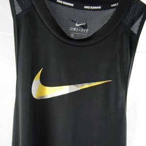 Nike Running Dri Fit Youth Boys S Black Tank Top